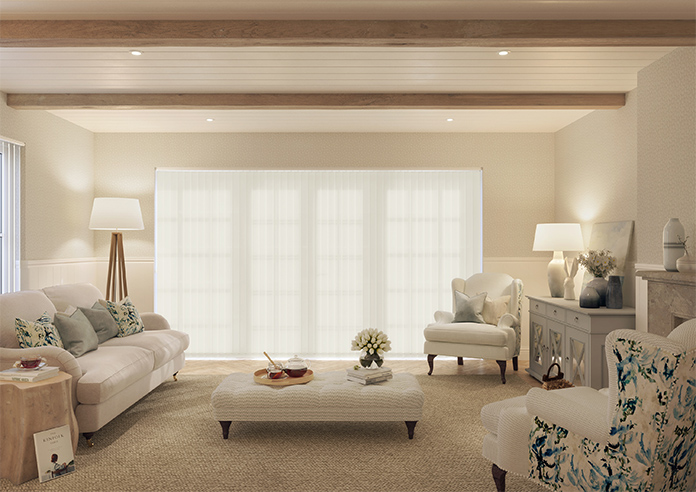 Amalfi, Warm Cream - Vertical Blind - Image 9